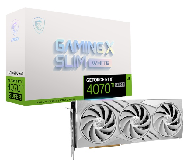 MSI GeForce RTX 4070 TI SUPER 게이밍 X 슬림 화이트 D6X 16GB 트라이프로져3.PNG