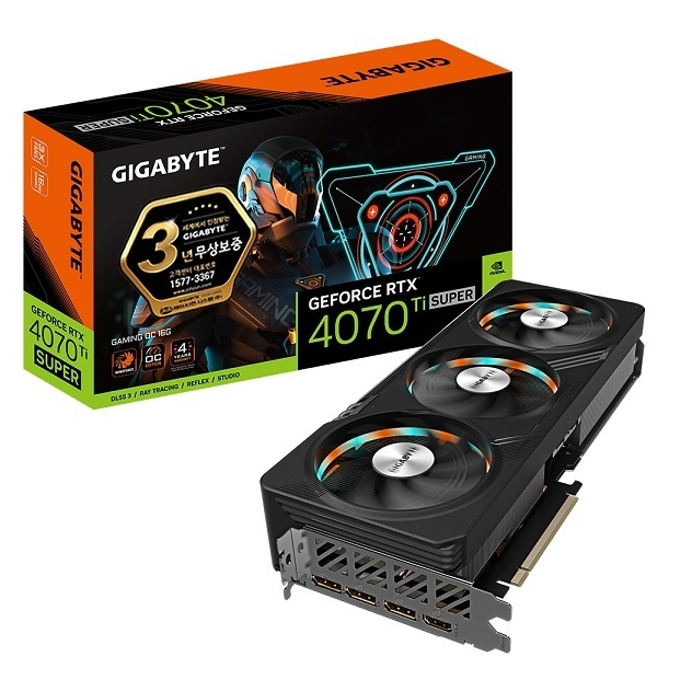 GIGABYTE GeForce RTX 4070 TI SUPER GAMING OC D6X 16GB 제이씨현.PNG