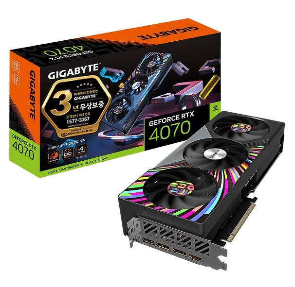 GIGABYTE GeForce RTX 4070 KOREA.PNG