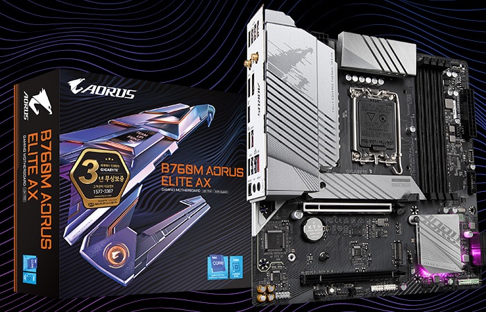 GIGABYTE] B760M AORUS ELITE AX 제이씨현 (인텔B760 M-ATX) 메인보드.jpg