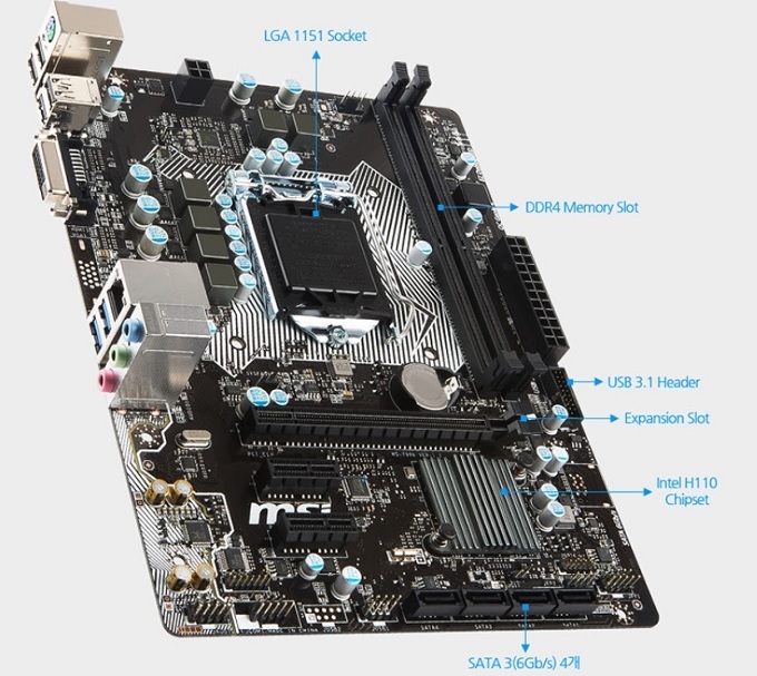 [MSI] H110M PRO-D [인텔 소켓 1151 H110 칩셋] [m-ATX 카비지원].jpg