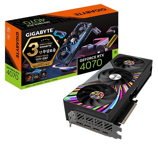 GIGABYTE GeForce RTX 4070 KOREA.PNG