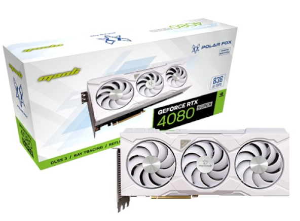 MANLI 지포스 RTX 4080 SUPER Polar Fox D6X 16GB White 웨이코스.PNG