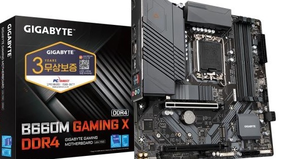 [GIGABYTE] B660M GAMING X D4 피씨디렉트 (인텔B660 M-ATX) 메인보드.jpg