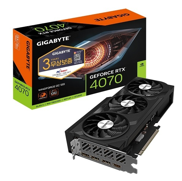 기가바이트 GeForce RTX 4070 WINDFORCE.PNG